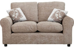 HOME Tabitha Regular Fabric Sofa - Mink